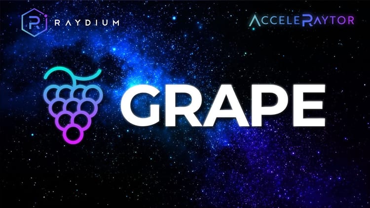 Grape Protocol Launching on AcceleRaytor