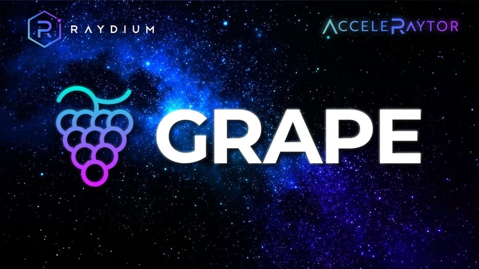 Grape Protocol Launching on AcceleRaytor